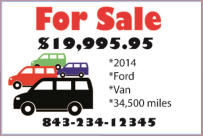 Van for sale